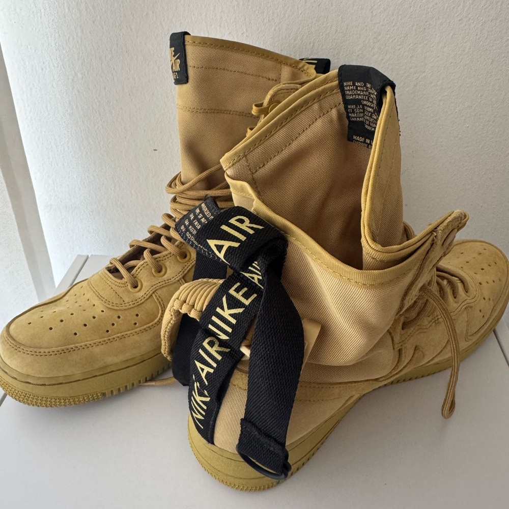 Nike SF Air Force 1 High Wheat - Size 10.5